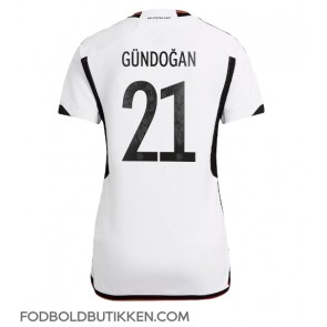 Tyskland Ilkay Gundogan #21 Hjemmebanetrøje Dame VM 2022 Kortærmet